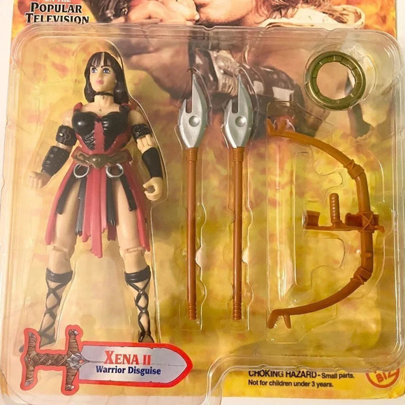 Vintaga 1996 Hercules Legendary Journeys Xena II Warrior Disguise Action Figure - Picture 2 of 16